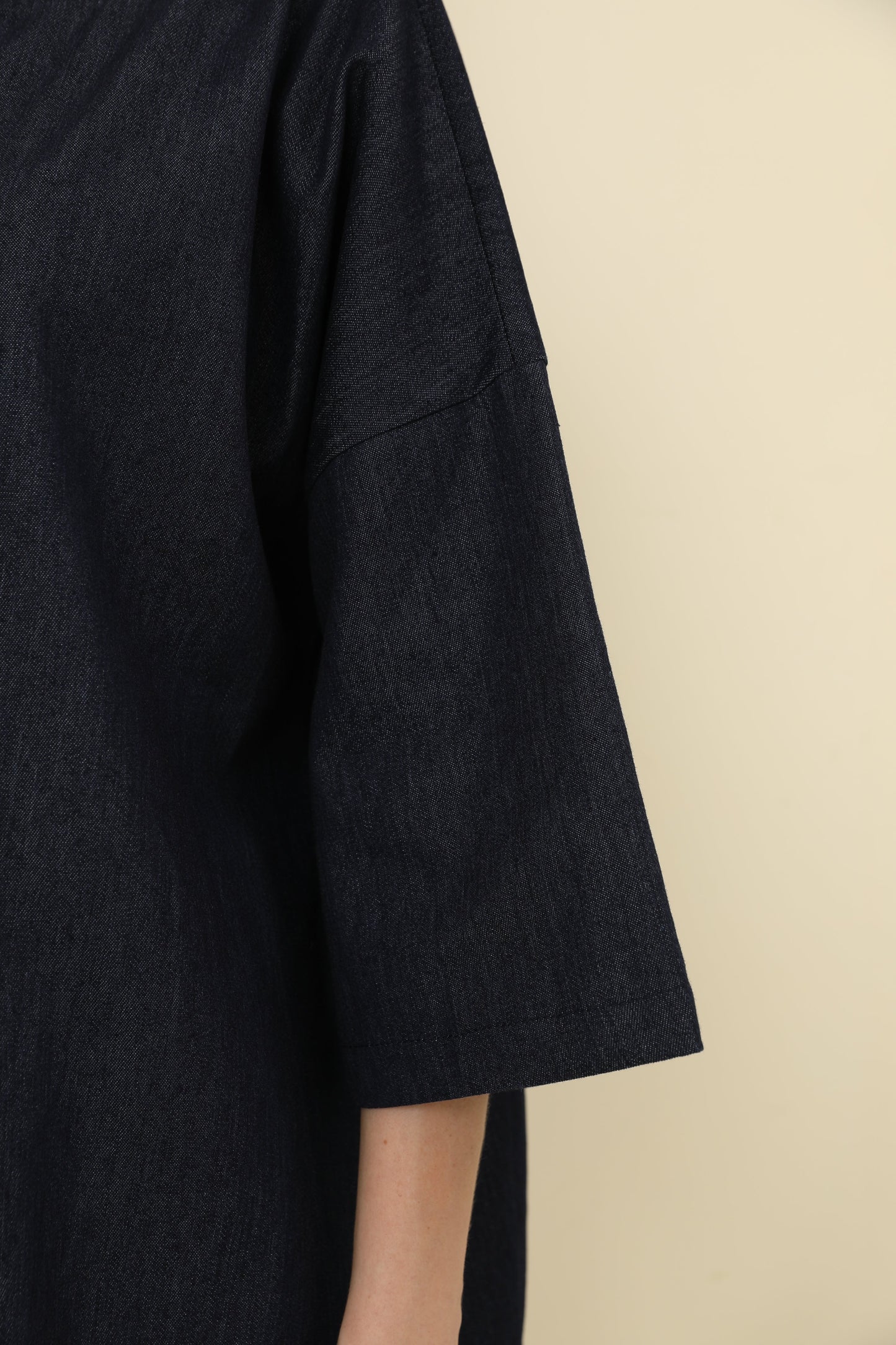 Denim Oversized Loose Top
