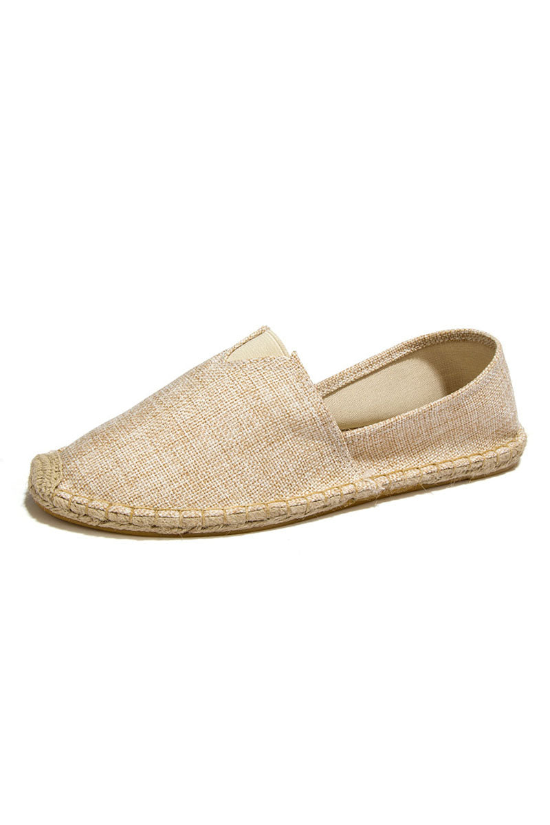 Linen Woven Slip-On Casual Canvas Shoes